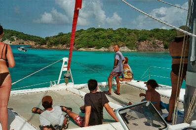 L'entrée des Tobago Cayes