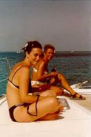 Marie & Cathy sur la plage avant