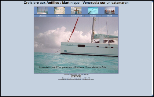 Livre de bord, photos de 3 semaines de croisiere entre le marin et los roques